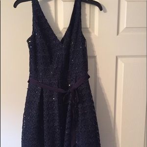 navy blue short dress